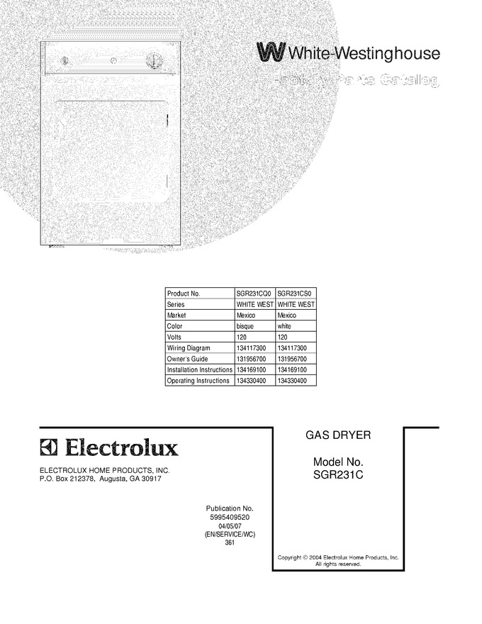 Diagram for SGR231CQ0