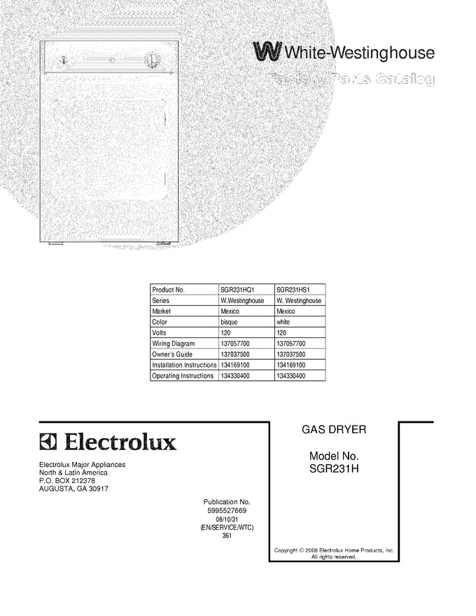 Diagram for SGR231HS1