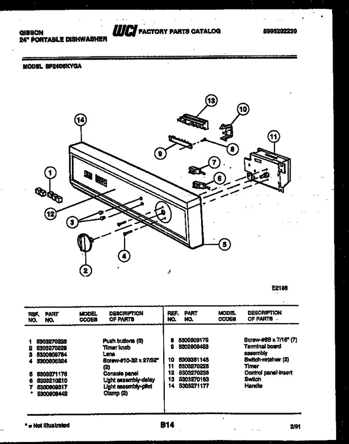 Diagram for SP24D5KYGA