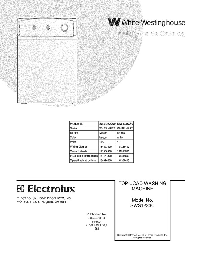 Diagram for SWS1233CQ0
