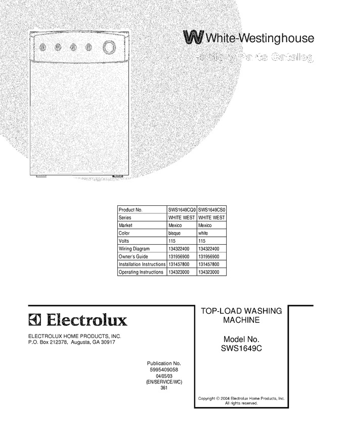 Diagram for SWS1649CS0