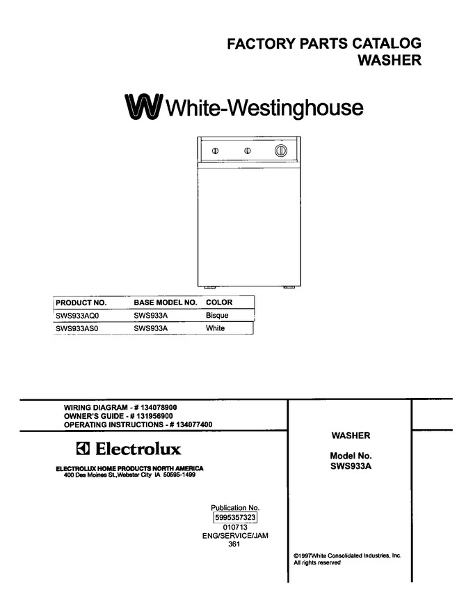Diagram for SWS933AQ0