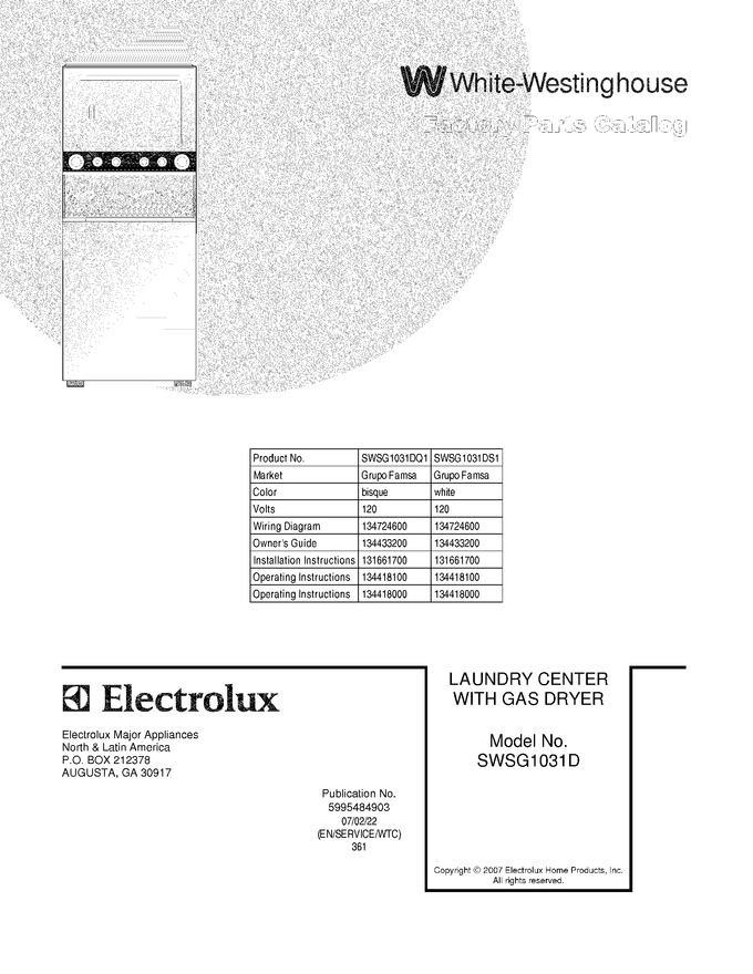 Diagram for SWSG1031DQ1