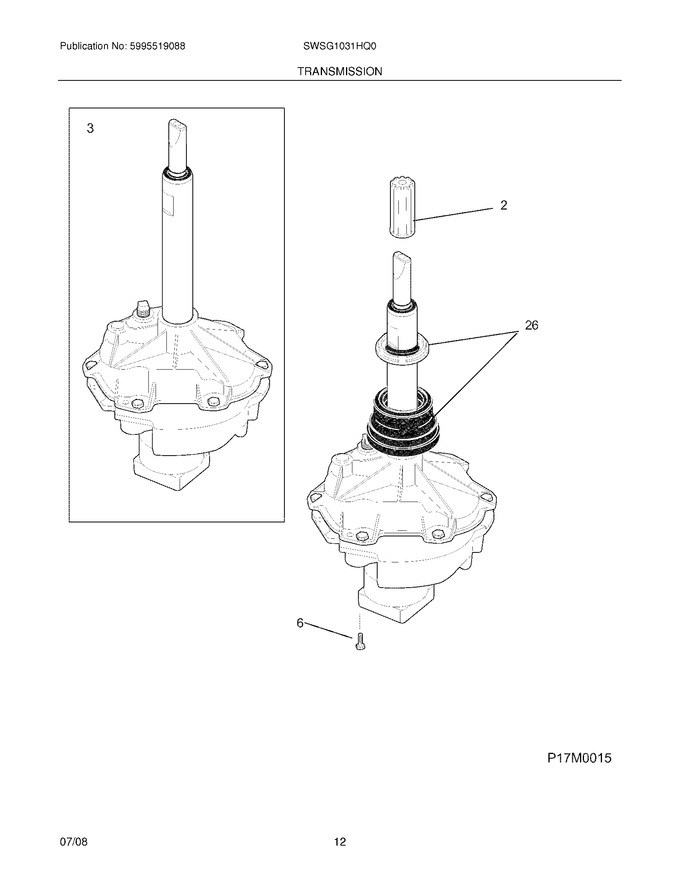 Diagram for SWSG1031HQ0