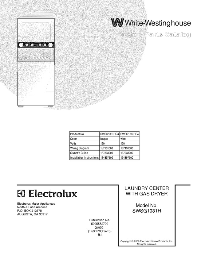 Diagram for SWSG1031HQ4