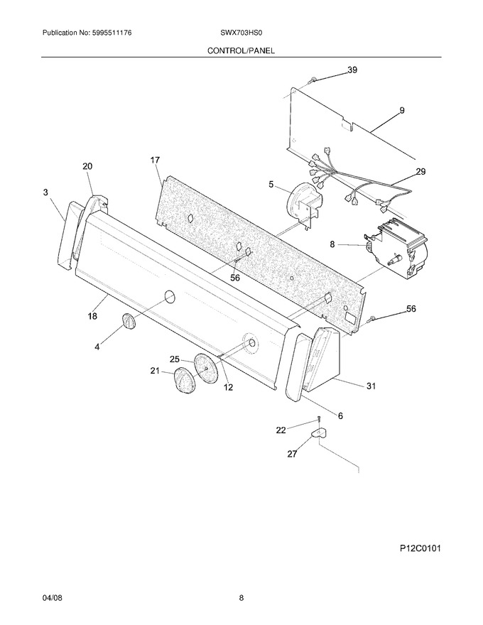 Diagram for SWX703HS0