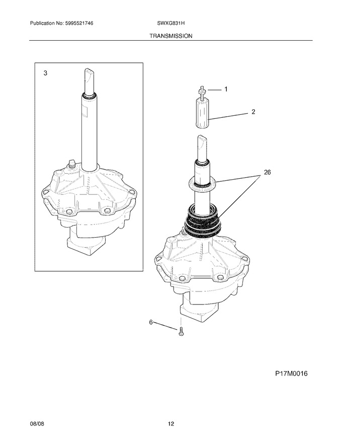 Diagram for SWXG831HS0