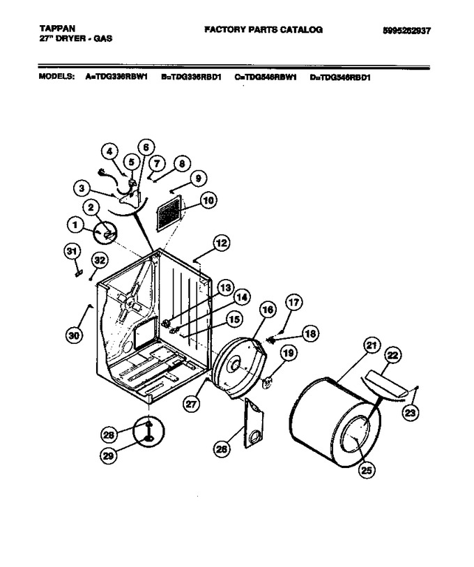 Diagram for TDG336RBD1