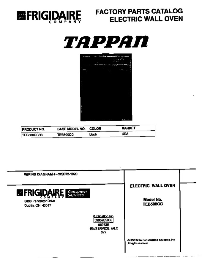 Diagram for TEB500CCB3