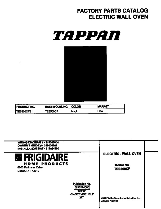 Diagram for TEB500CFB1