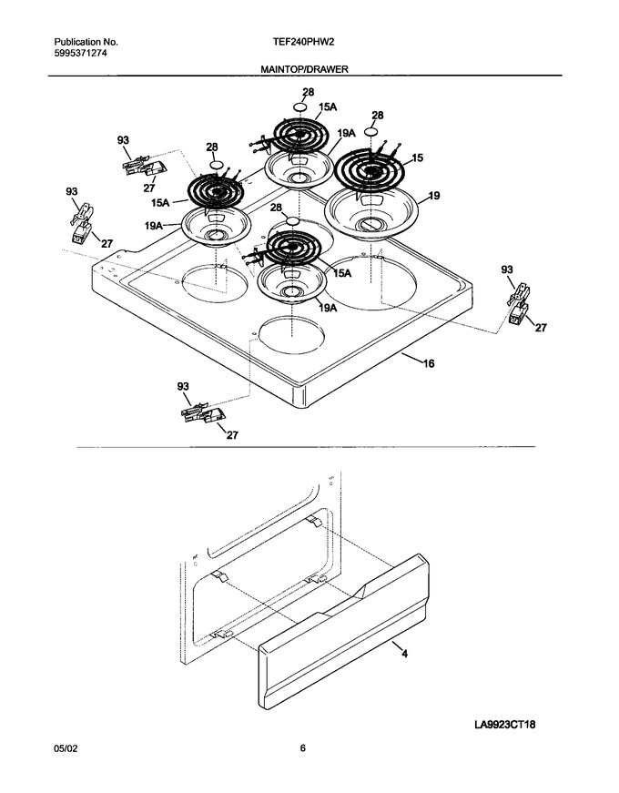 Diagram for TEF240PHW2