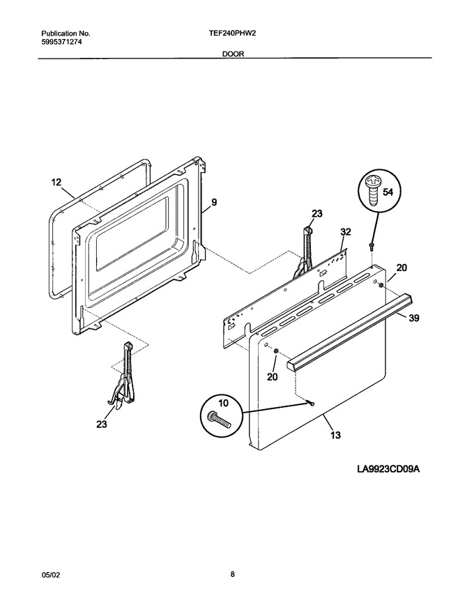 Diagram for TEF240PHW2