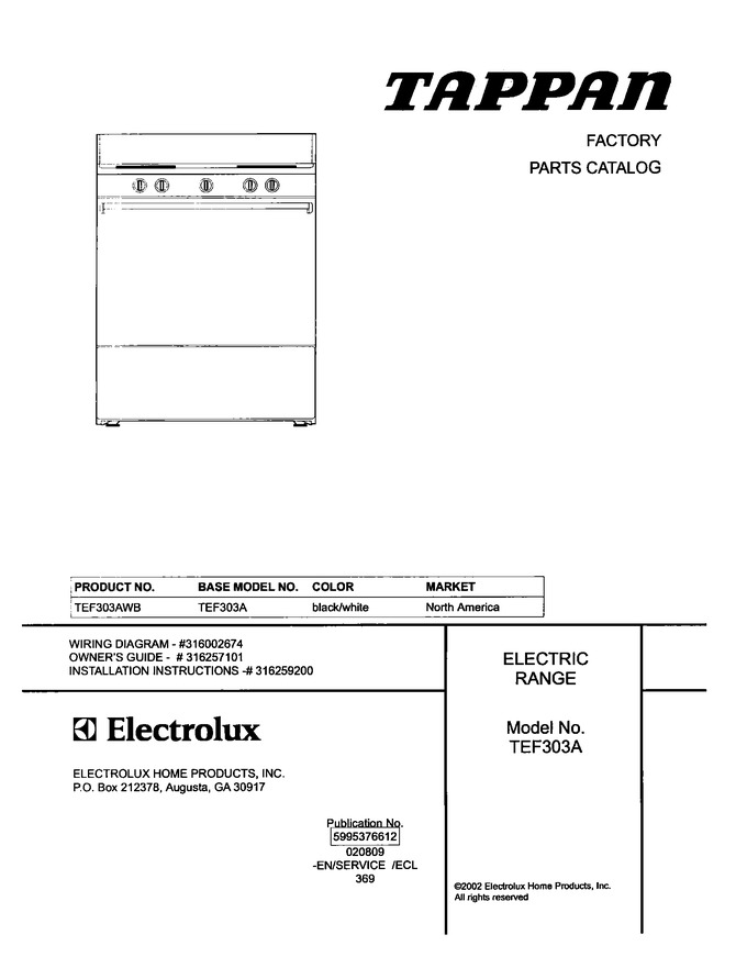 Diagram for TEF303AWB