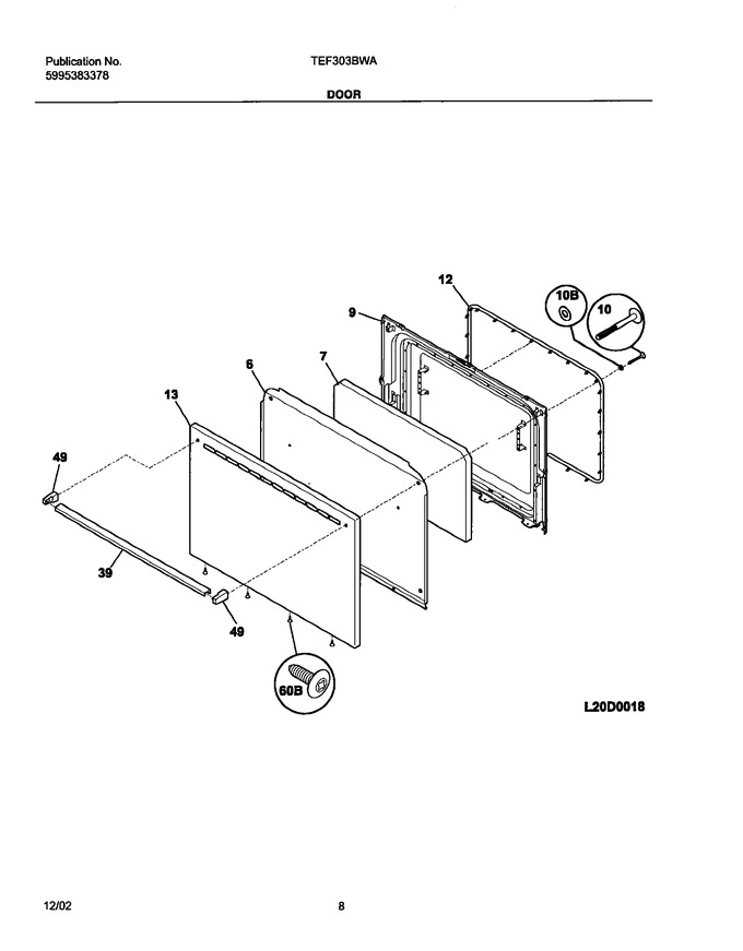 Diagram for TEF303BWA