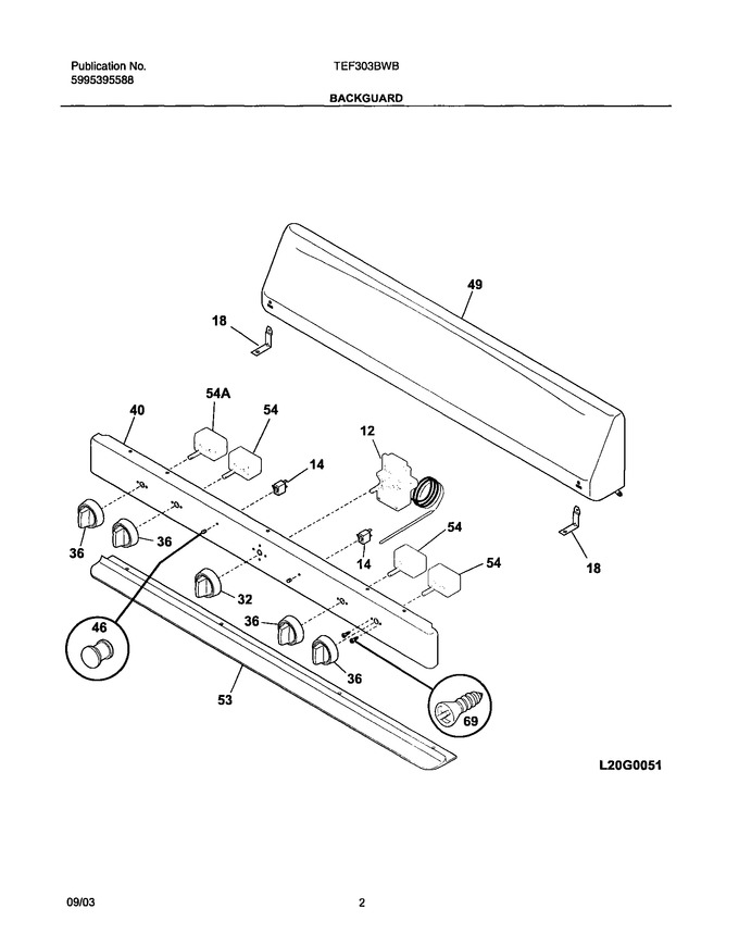 Diagram for TEF303BWB