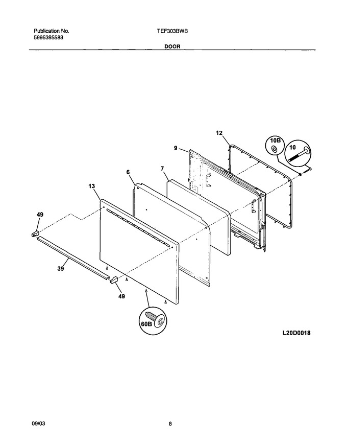 Diagram for TEF303BWB