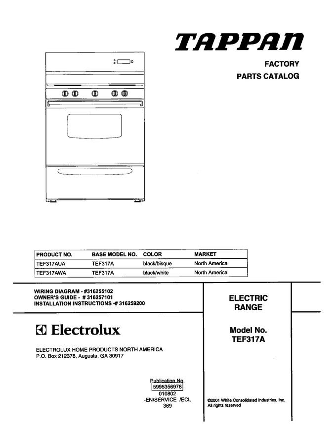 Diagram for TEF317AWA