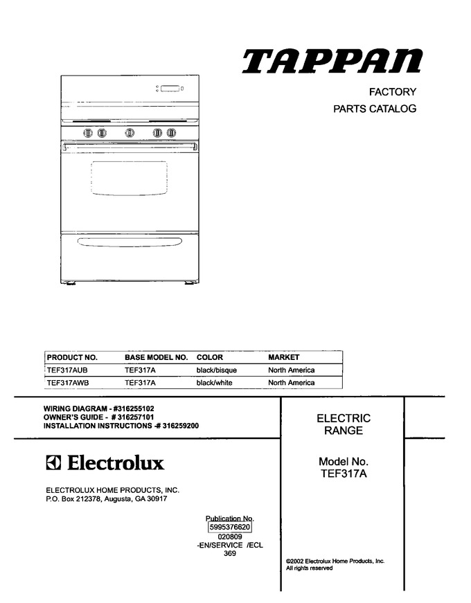 Diagram for TEF317AWB