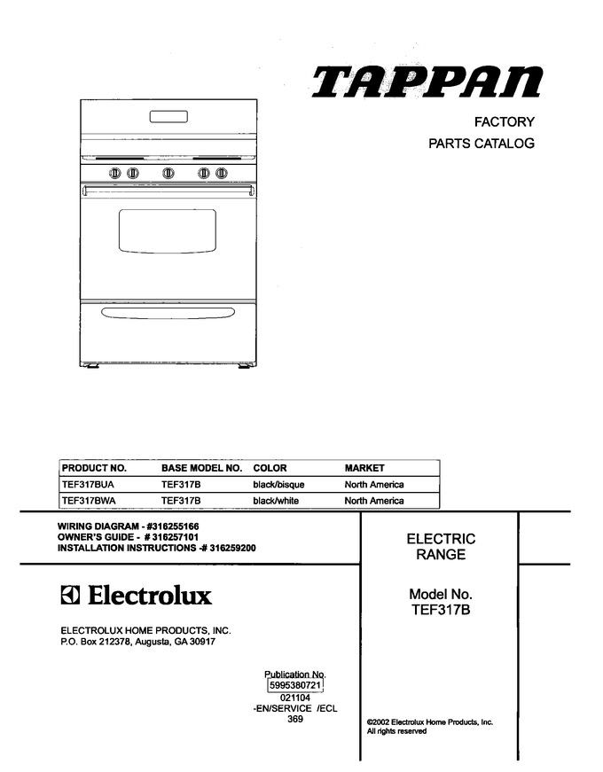 Diagram for TEF317BUA