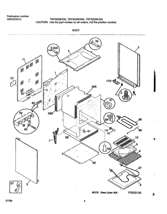 Diagram for TEF322WHSA