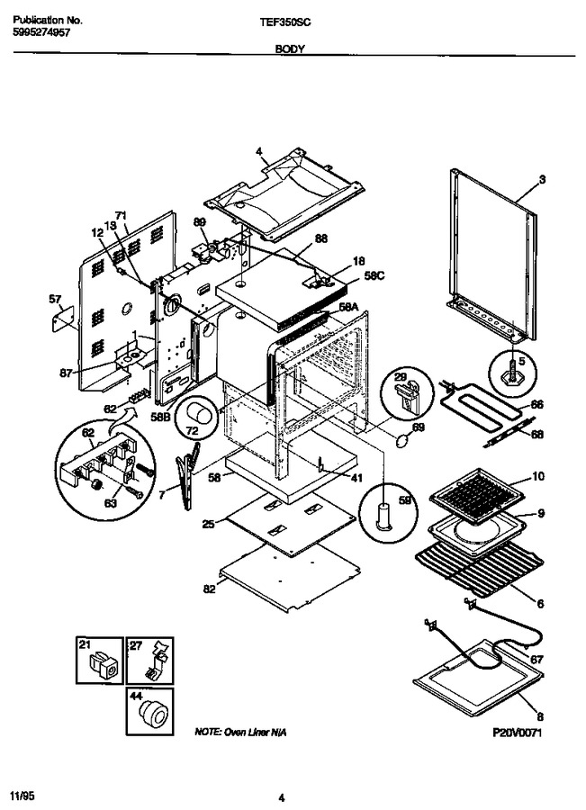 Diagram for TEF350SCDB