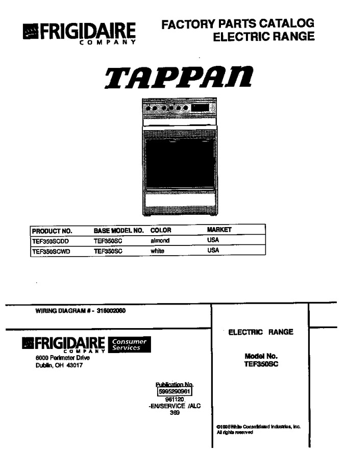 Diagram for TEF350SCDD