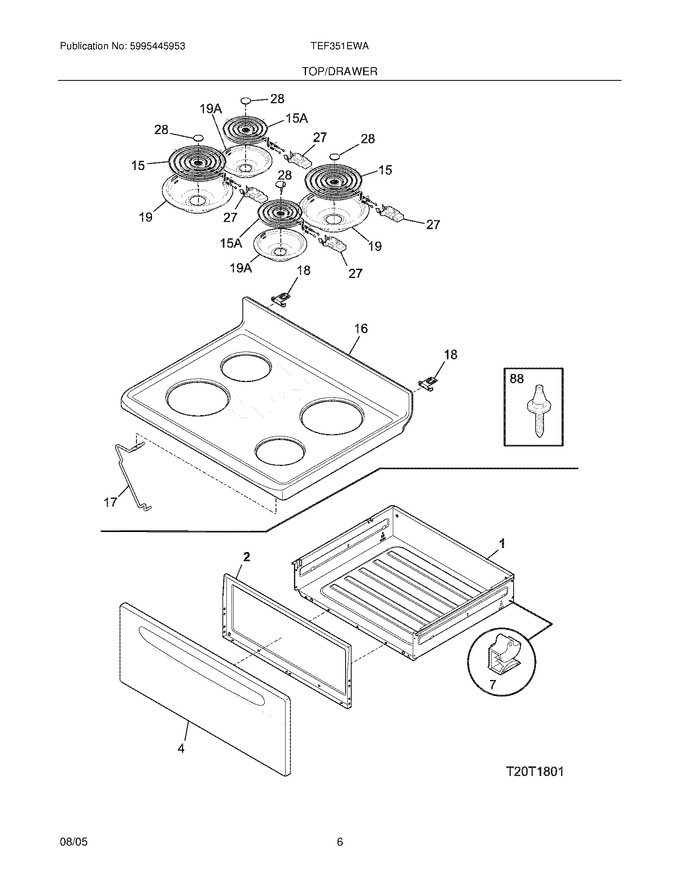 Diagram for TEF351EWA