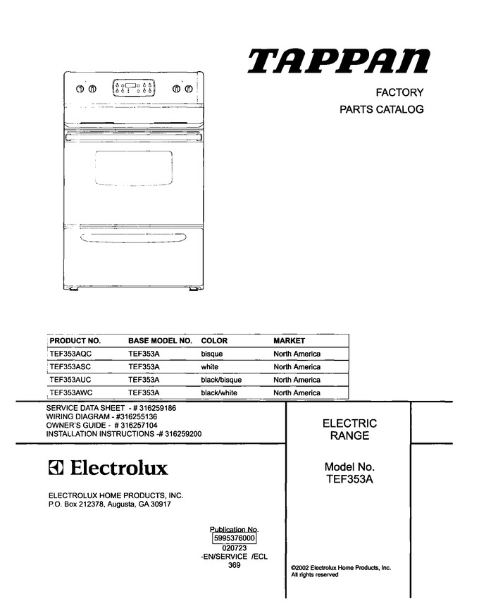 Diagram for TEF353AWC