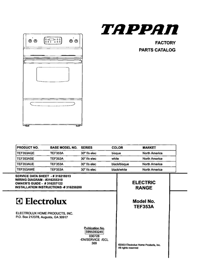 Diagram for TEF353ASE