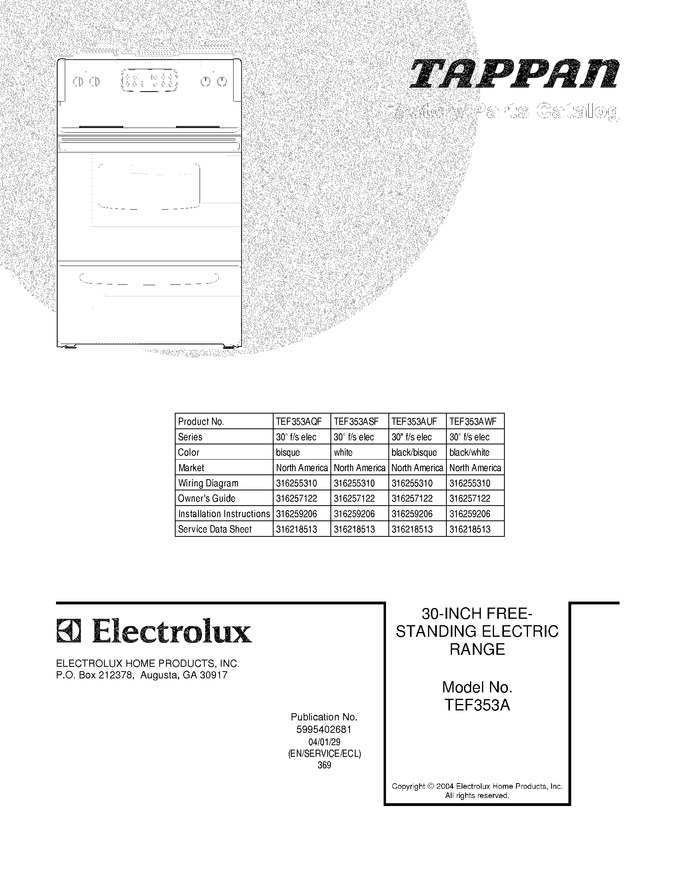 Diagram for TEF353ASF