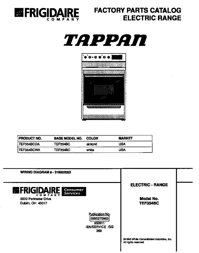 Diagram for TEF354BCWA