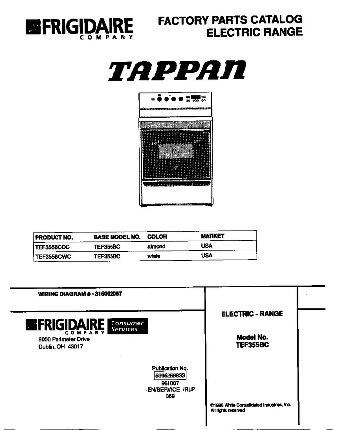 Diagram for TEF355BCDC