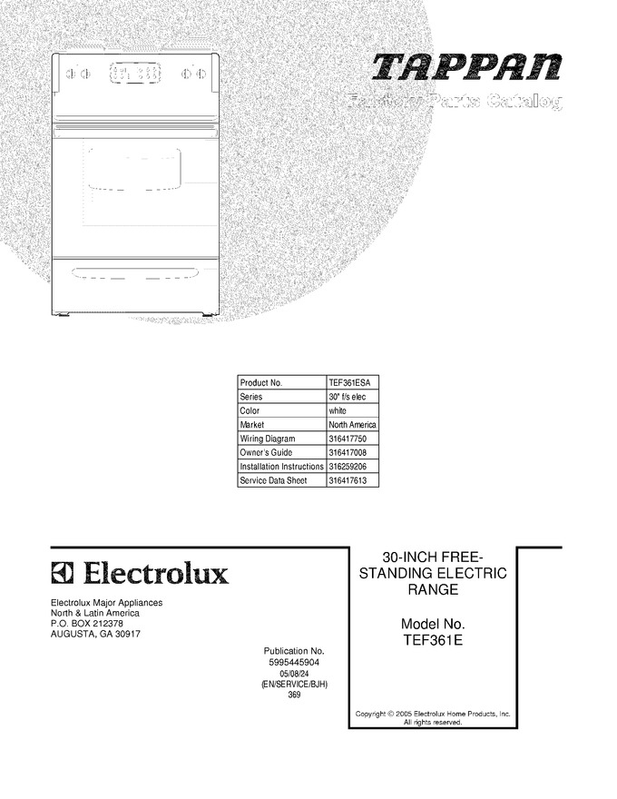 Diagram for TEF361ESA