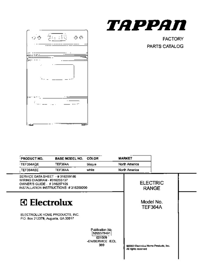 Diagram for TEF364AQE