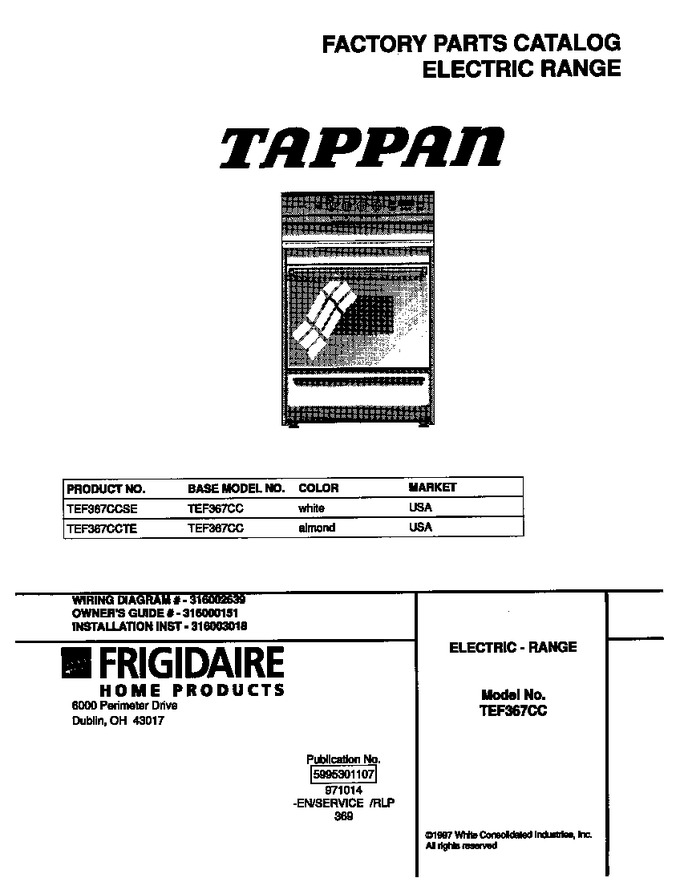 Diagram for TEF367CCTE