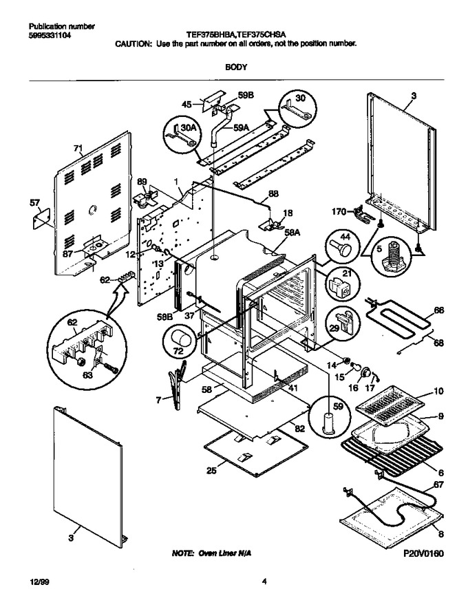Diagram for TEF375CHSA