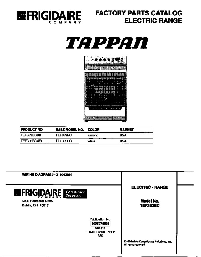 Diagram for TEF383BCWB
