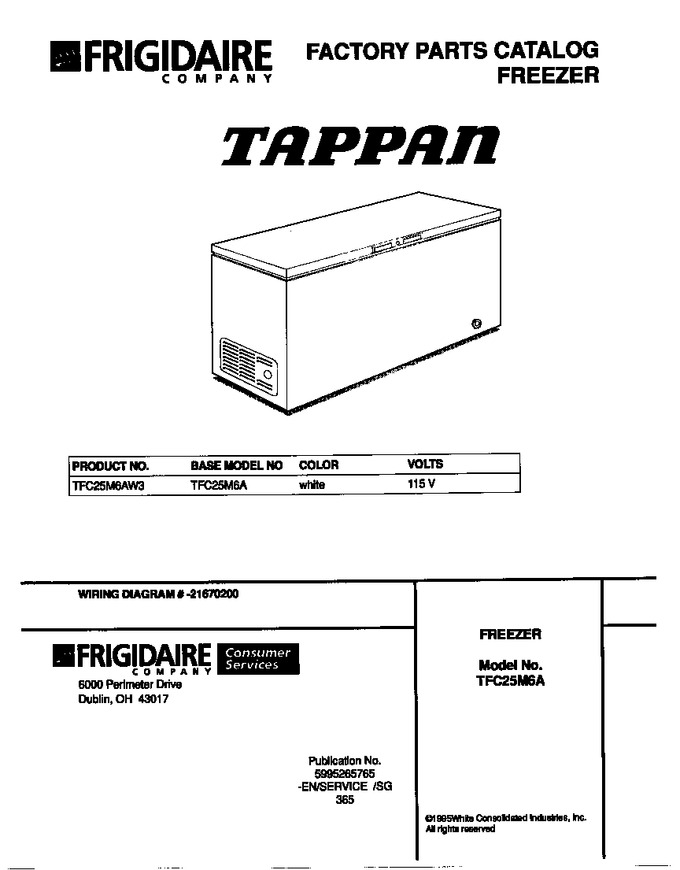 Diagram for TFC25M6AW3