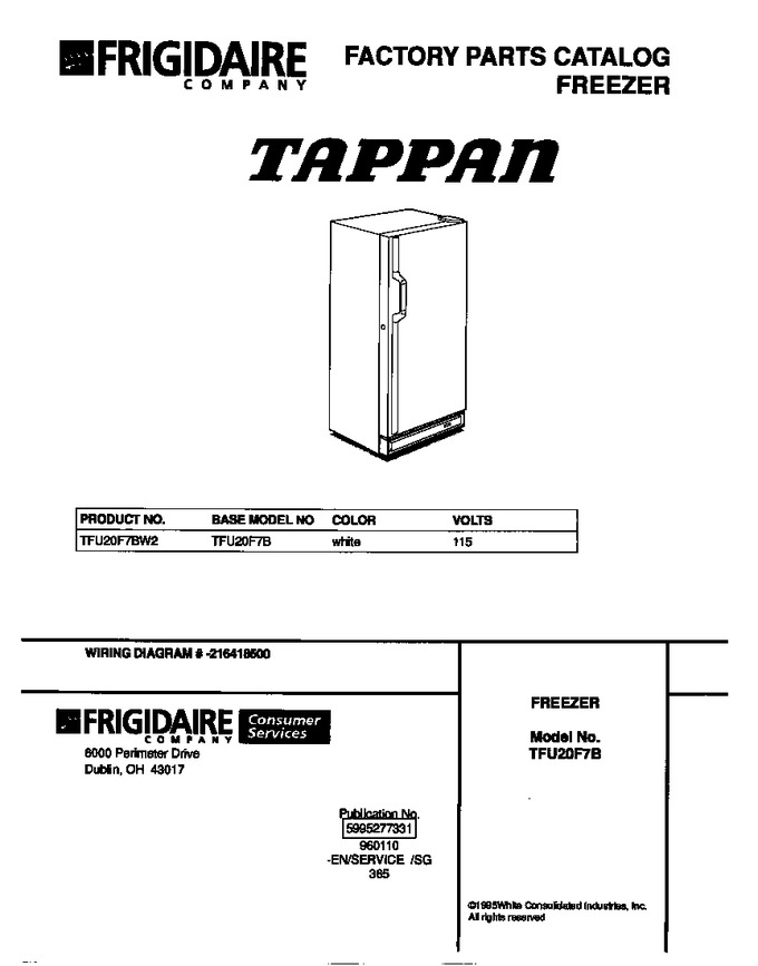 Diagram for TFU20F7BW2