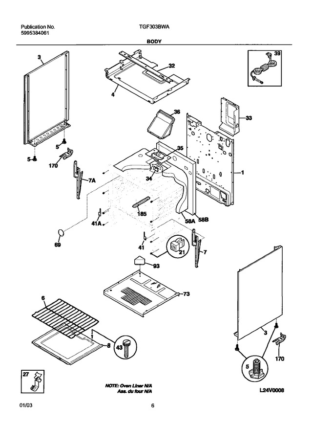 Diagram for TGF303BWA