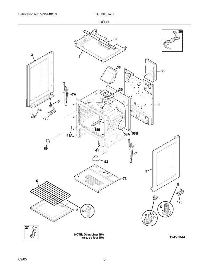 Diagram for TGF303BWD