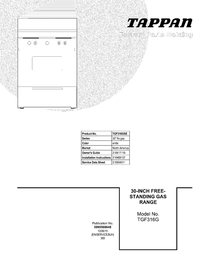 Diagram for TGF316GSE