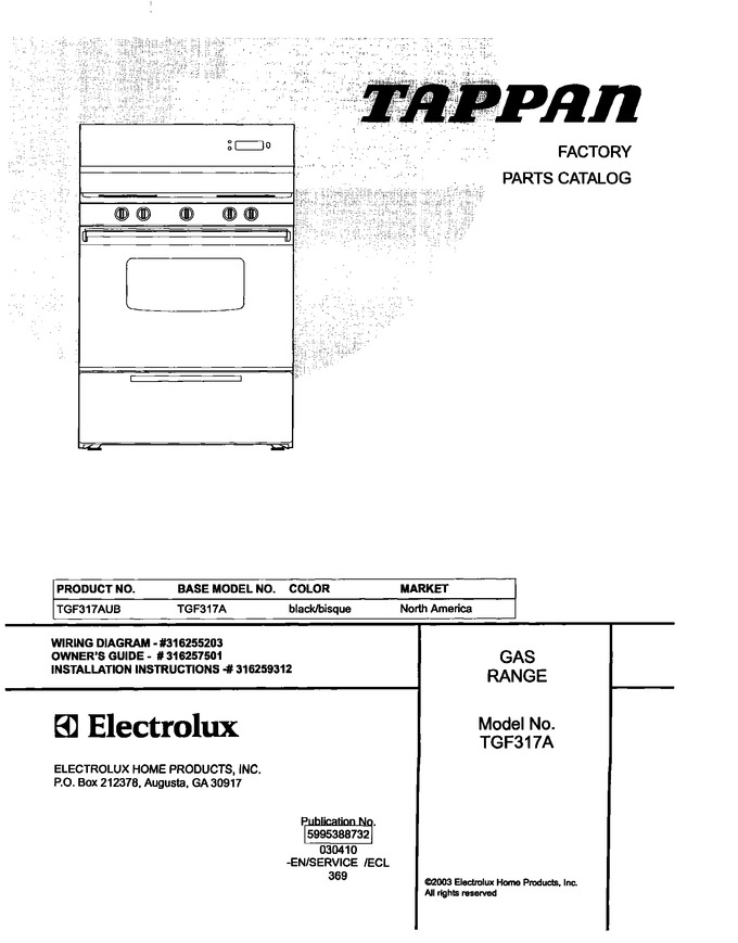 Diagram for TGF317AUB