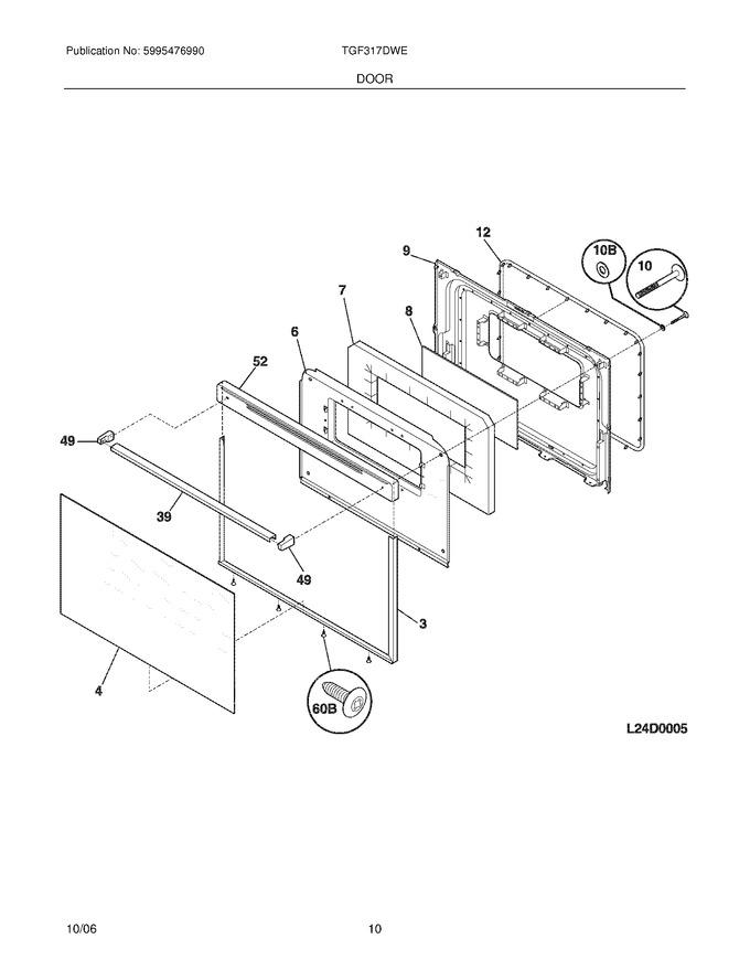 Diagram for TGF317DWE