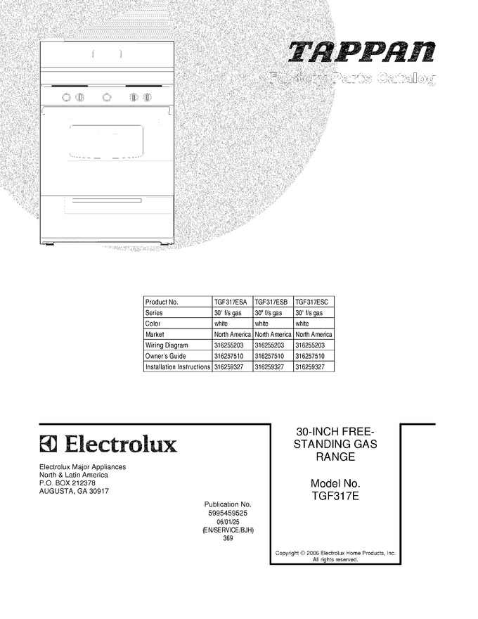 Diagram for TGF317ESA