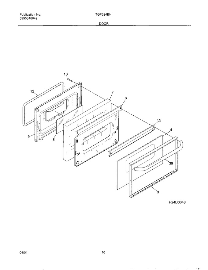 Diagram for TGF324BHDD