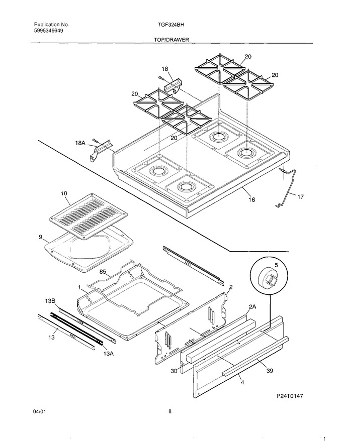 Diagram for TGF324BHDD