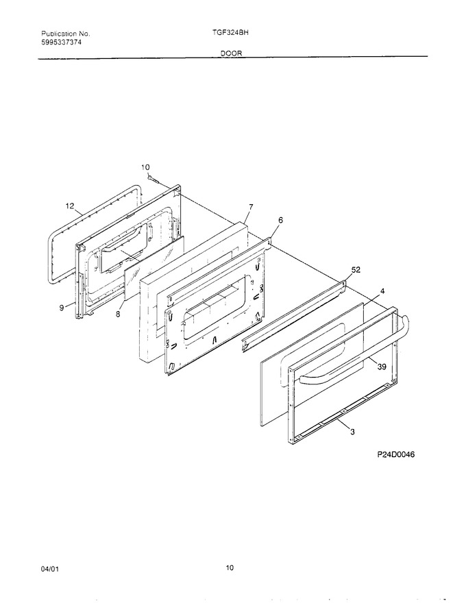 Diagram for TGF324BHWA