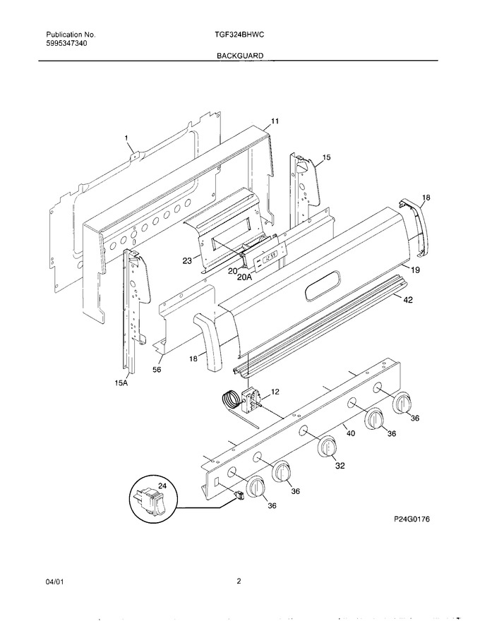 Diagram for TGF324BHWC