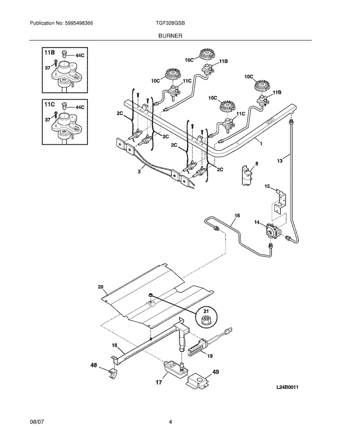 Diagram for TGF328GSB